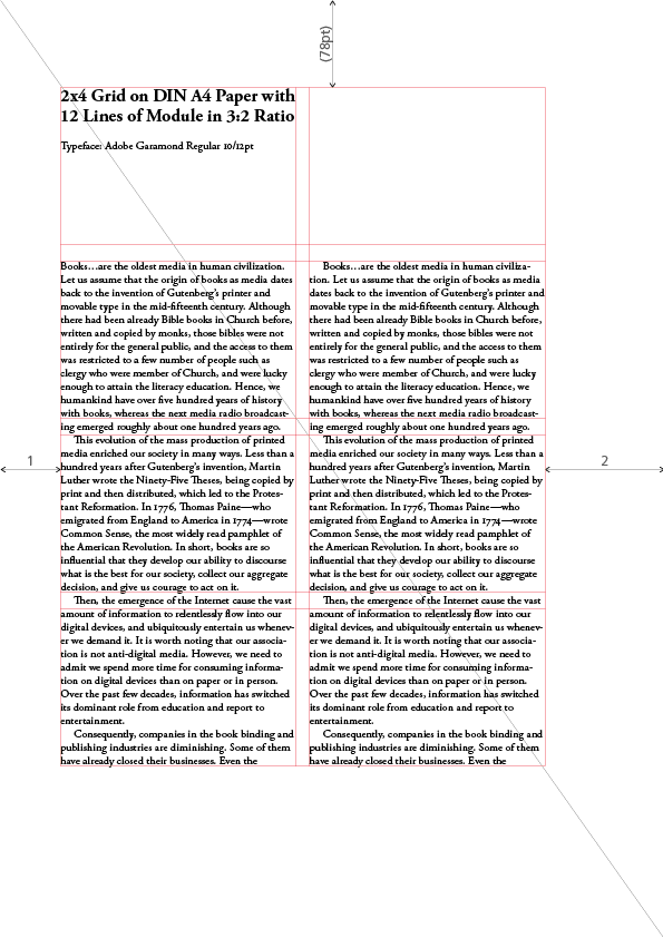 Modular Grid System A4  Grid design layout, Grid system, Page layout design