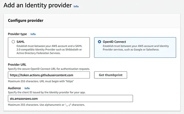 Add an Identity Provider